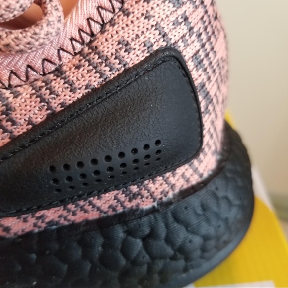 Adidas PureBOOST Running Peach/Grey Size 11 - Picture 10 of 14